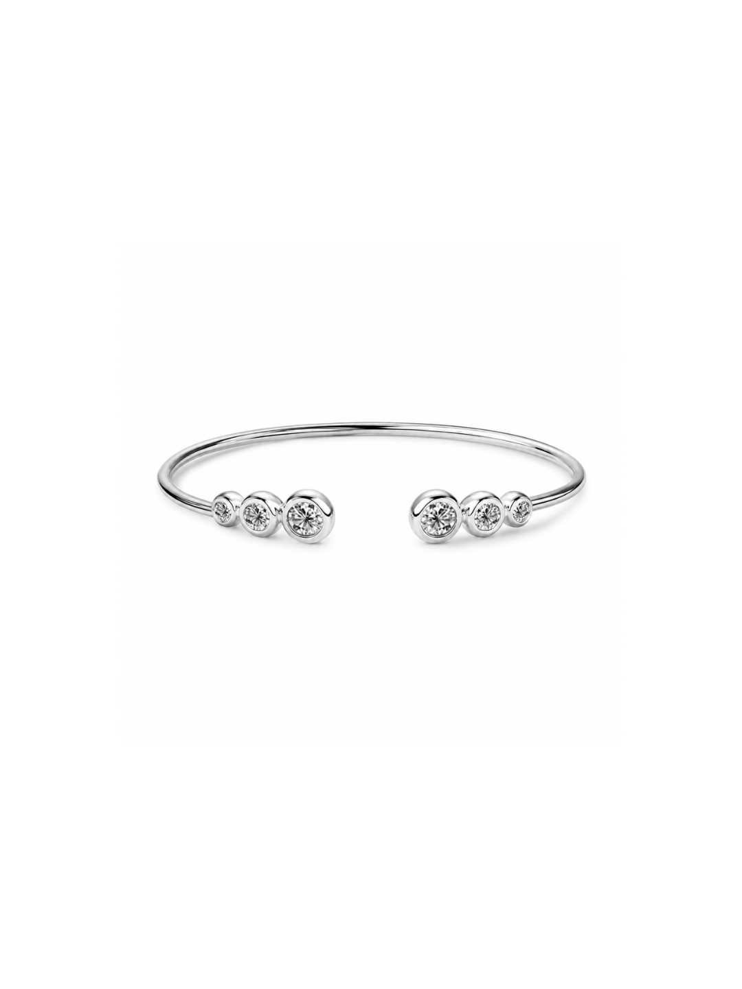 Bracelet Vivienne avec Moissanite en Argent 925