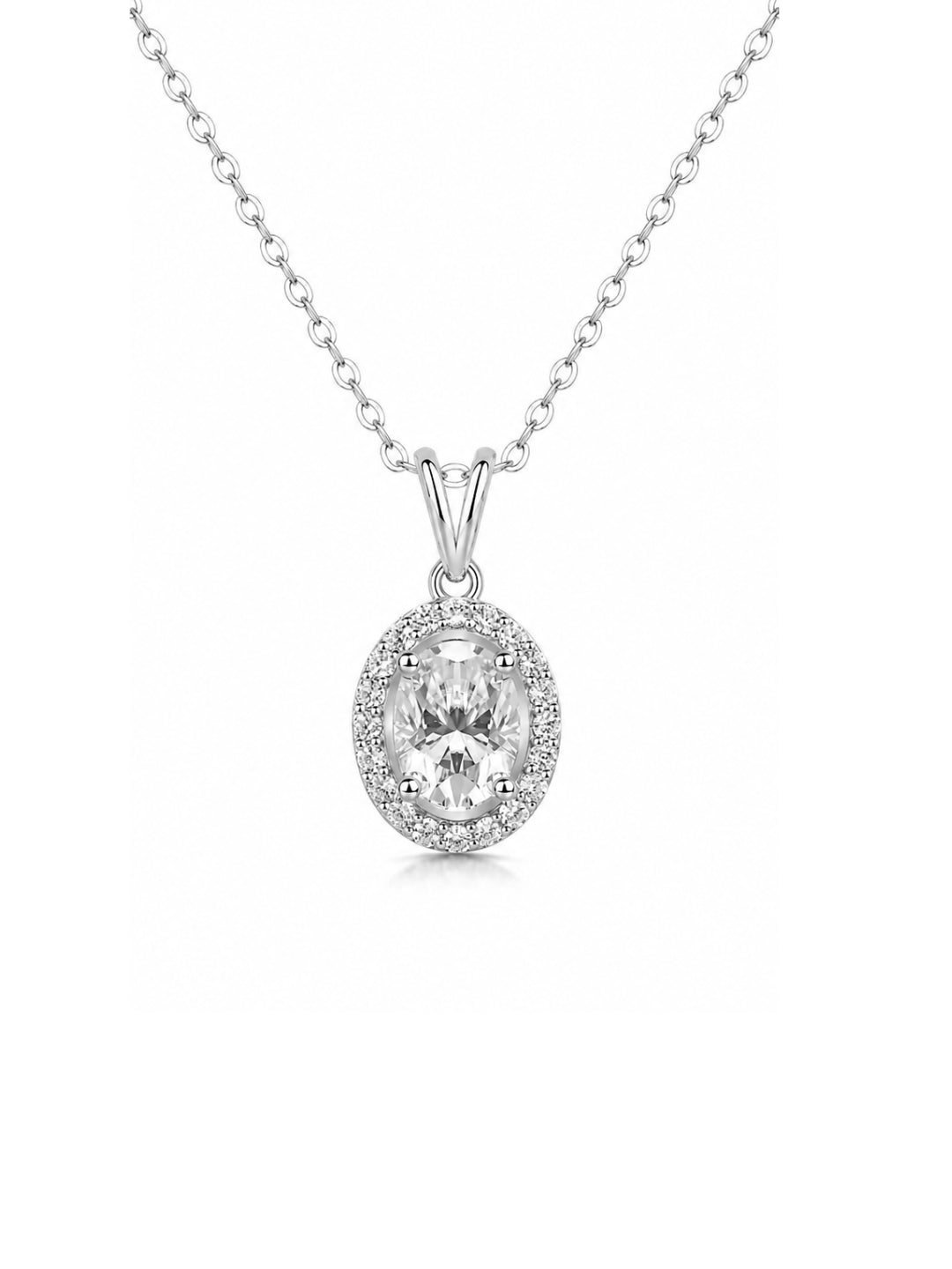 Collier Aurea Moissanite en Argent 925