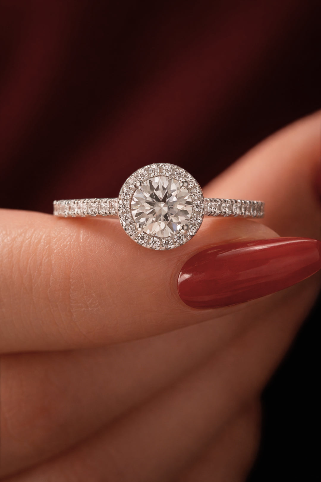 Adjustable Lumière Moissanite Ring