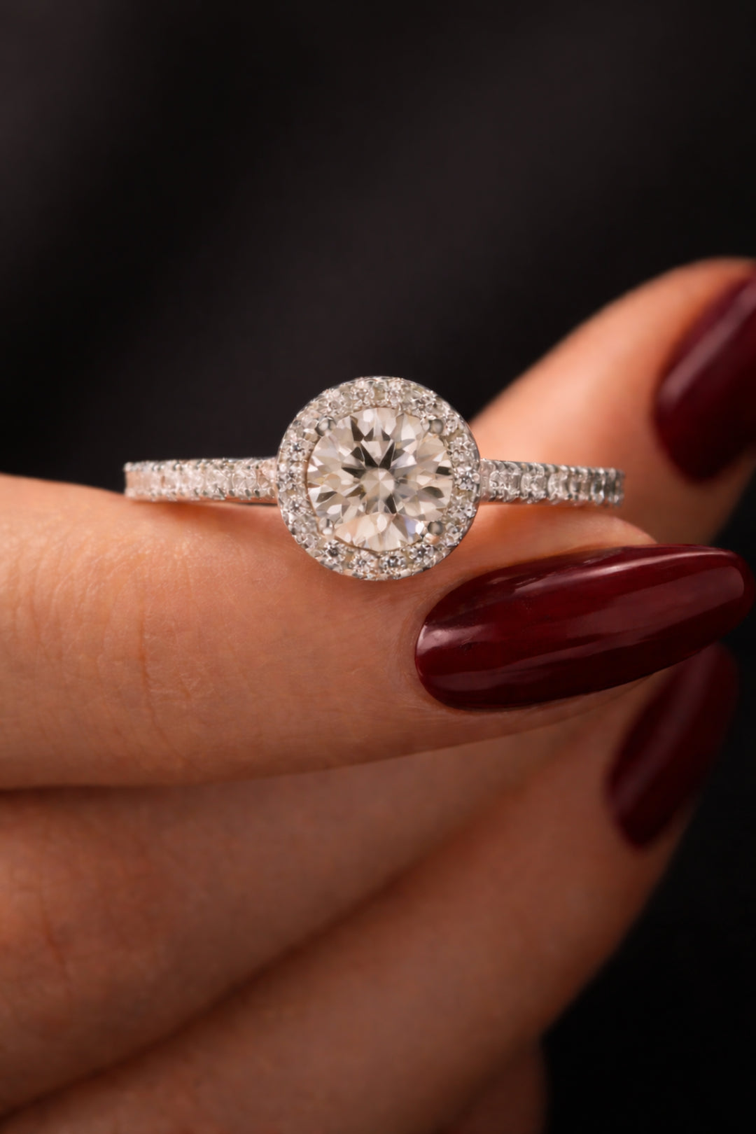 Adjustable Lumière Moissanite Ring