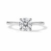 Bague ajustable Amalfi en moissanite en argent 925