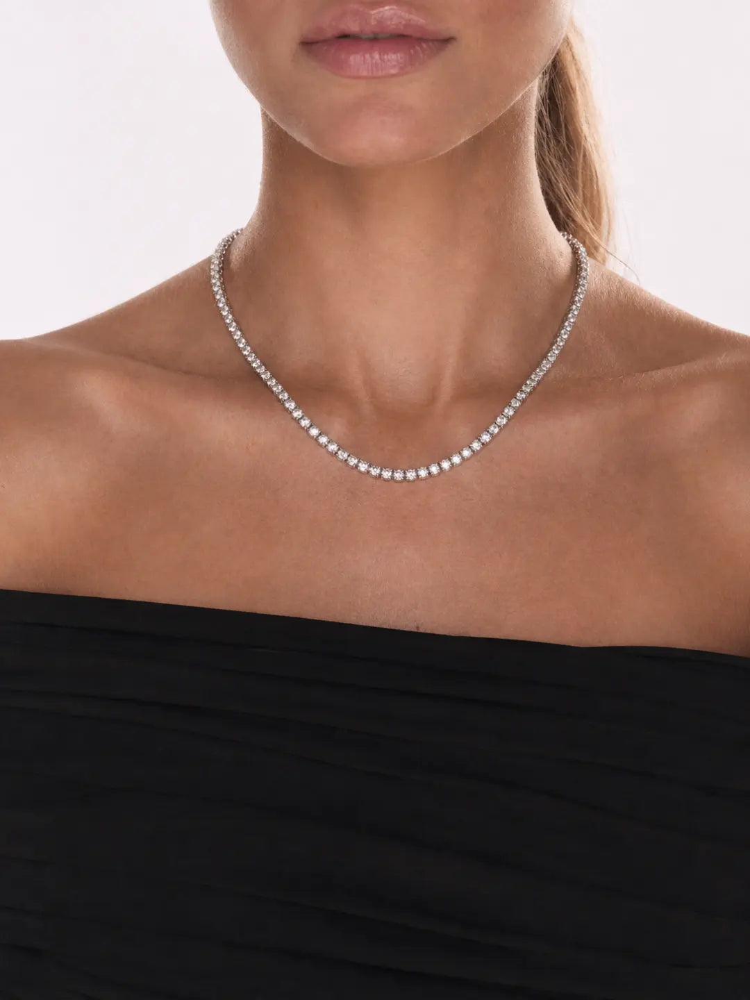 Collier Tennis en Moissanite en Argent 925